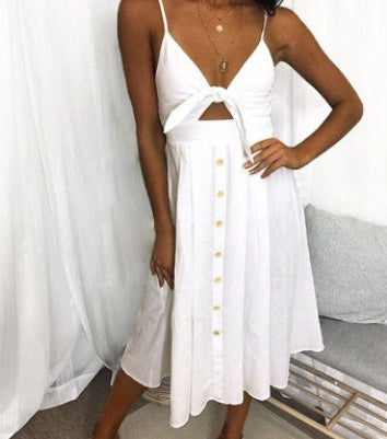 Women's Sleeveless Backless Long Sheath Party Dress