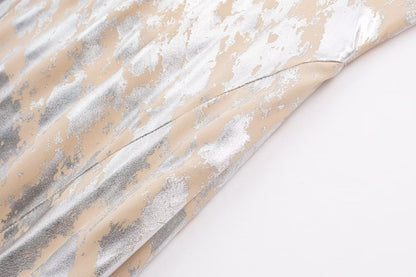 Women's Metal Printing Slip Dress