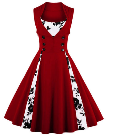 Stitching dress