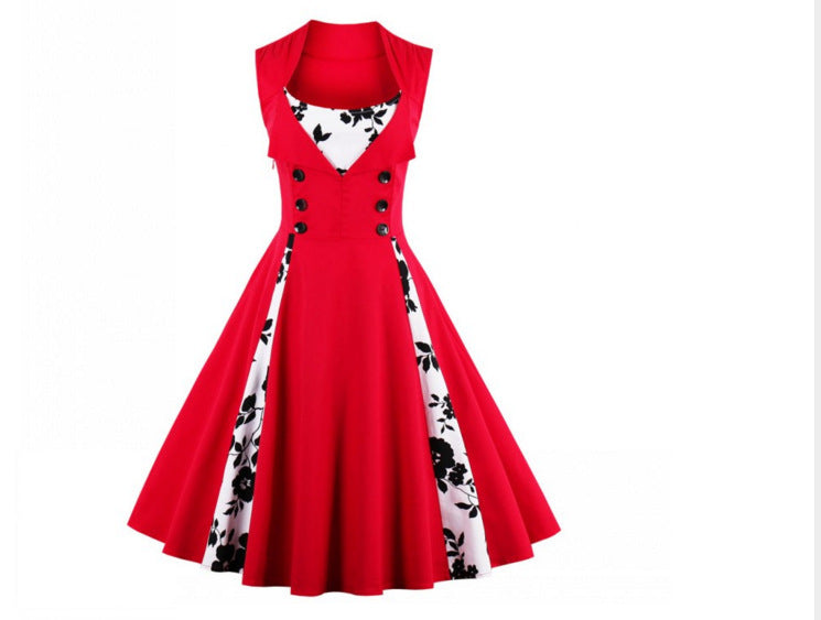Stitching dress