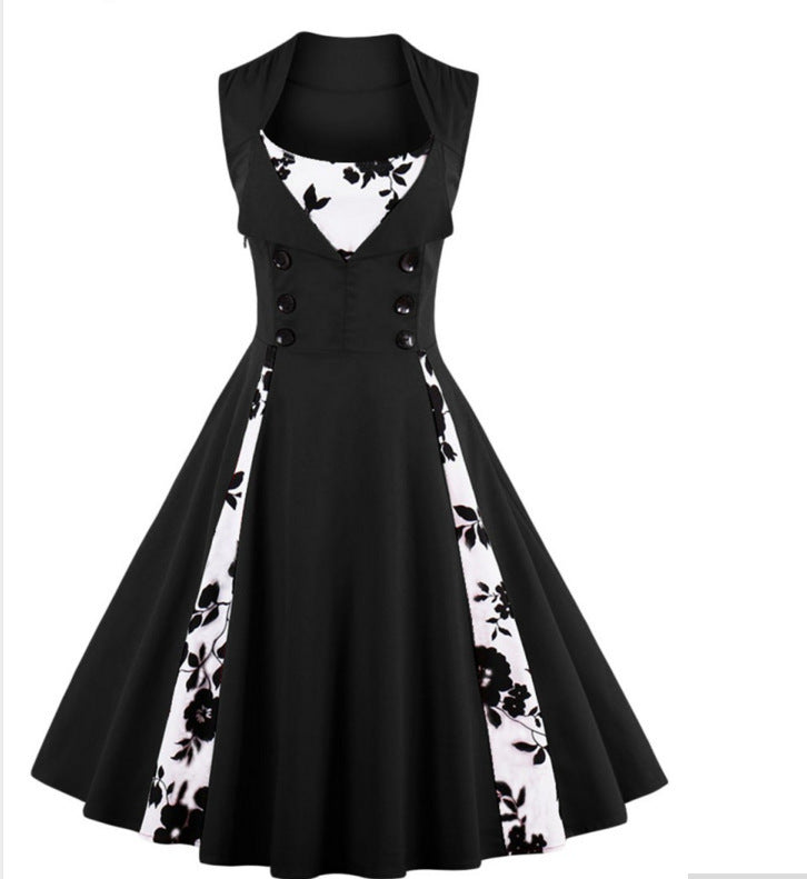 Stitching dress