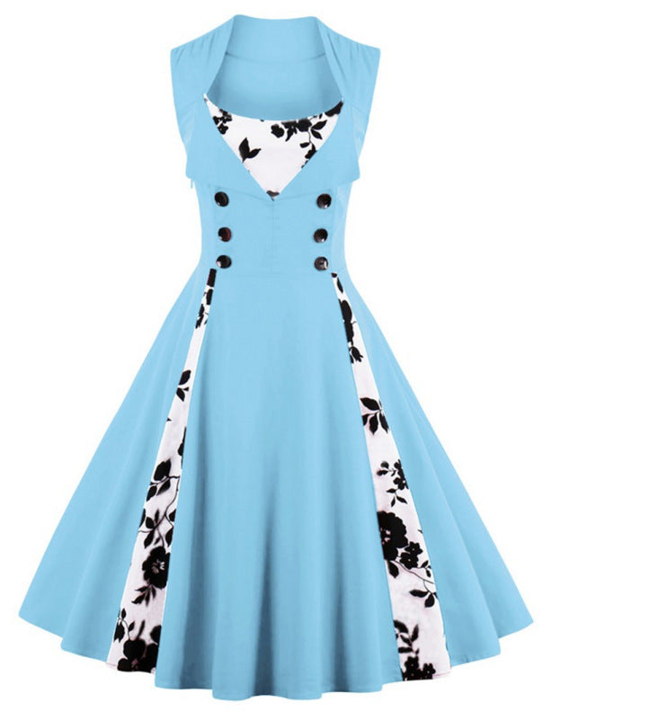 Stitching dress