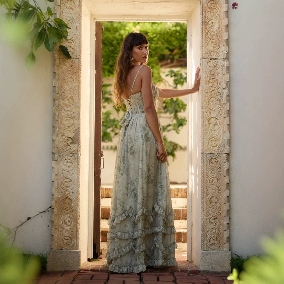 French Sexy Pure Desire Style Halter Dress