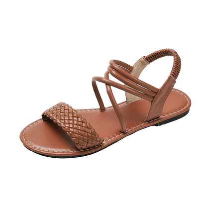 Women's Sandals Fashionable All-match Woven